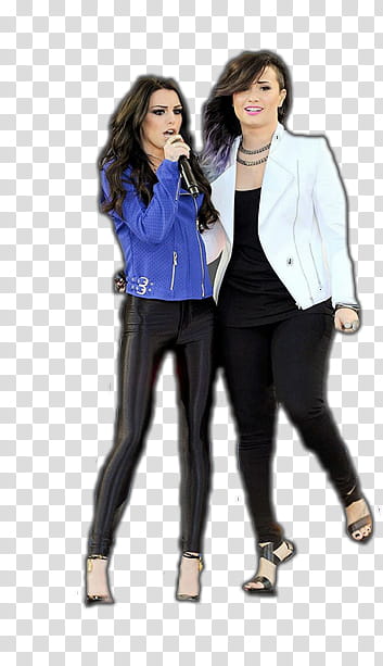 Demi y Cher Good Morning America transparent background PNG clipart