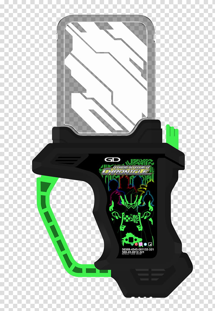 Kamen Rider Cronus Kamen Rider Chronicle Gashat, green and black toy transparent background PNG clipart