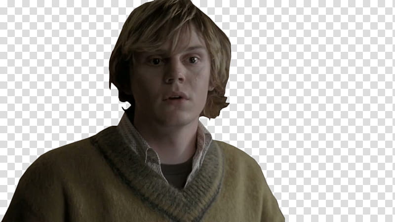 Evan Peters , man in gray top transparent background PNG clipart