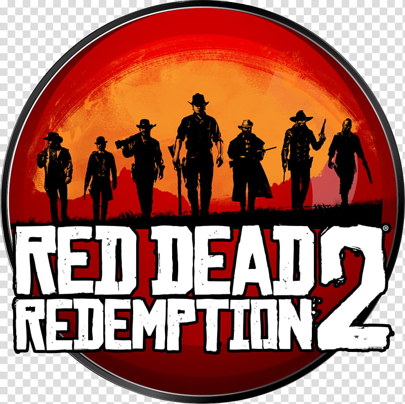 Pixel Art Logo, Red Dead Redemption 2, Red Dead Revolver, Rockstar Games, Playstation 4, Team transparent background PNG clipart