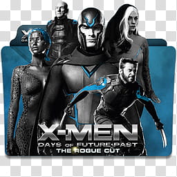 X Men Movie Collection Folder Icon , X Men Days of Future Past Rogue Cut_x, X-Men Days of Future Past The Rogue Cut movie folder icon transparent background PNG clipart