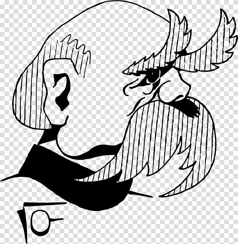 Book Black And White, Drawing, Otto Von Bismarck, Line Art, Hair, Head, Nose, Cartoon transparent background PNG clipart