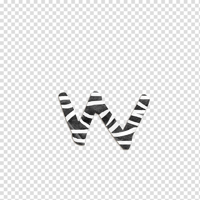 Freaky, white and gray striped w letter illustration transparent background PNG clipart