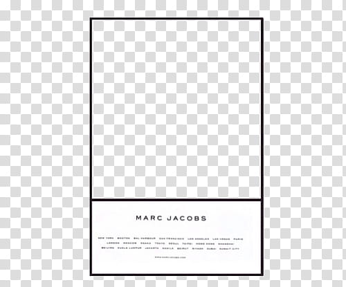 AESTHETIC S , Marc Jacobs text transparent background PNG clipart