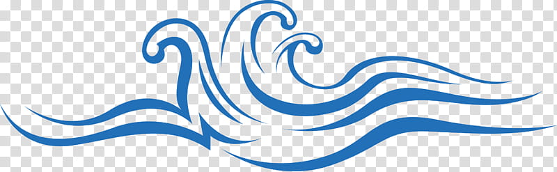 water wave, Blue, Line transparent background PNG clipart