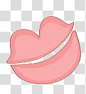 Rositas  ZIP, pink lips transparent background PNG clipart