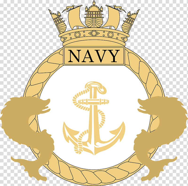 Gold Badge, Naval Heraldry, Navy, Logo, Naval Ship, Crest, Symbol, Anchor transparent background PNG clipart