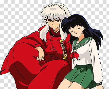 Inuyasha And Kagome transparent background PNG clipart