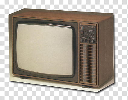 mix  electronic, brown CRT TV transparent background PNG clipart