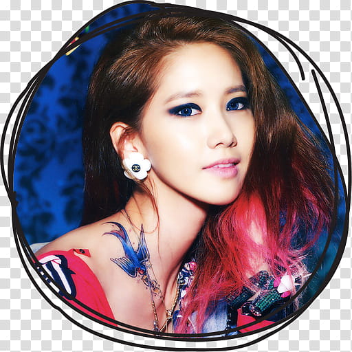 Yoona IGAB Circle Lines Folder Icon , Yoona , female song artists transparent background PNG clipart