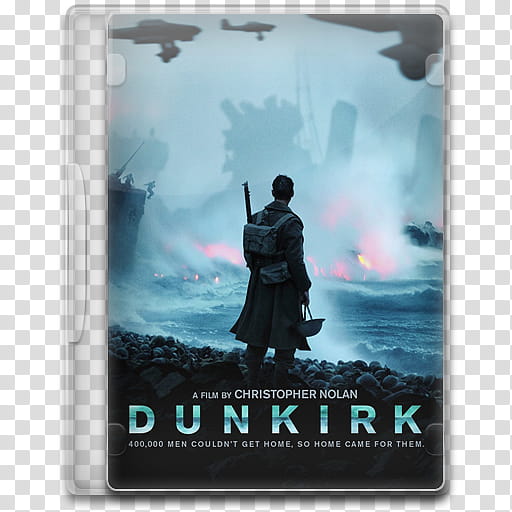 Movie Icon , Dunkirk, closed Dunkirk DVD case transparent background PNG clipart