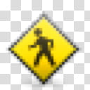 Leopard for Windows XP, pedestrian crossing signage transparent background PNG clipart