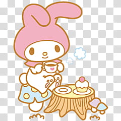 My Melody S , bunny cartoon character transparent background PNG clipart