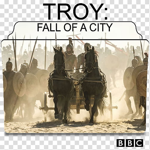 Troy Fall of a City series and season folder icons, Troy Fall of a City ( transparent background PNG clipart