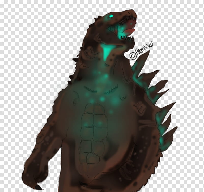 Godzilla  before testing transparent background PNG clipart