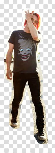 Gerard Way transparent background PNG clipart