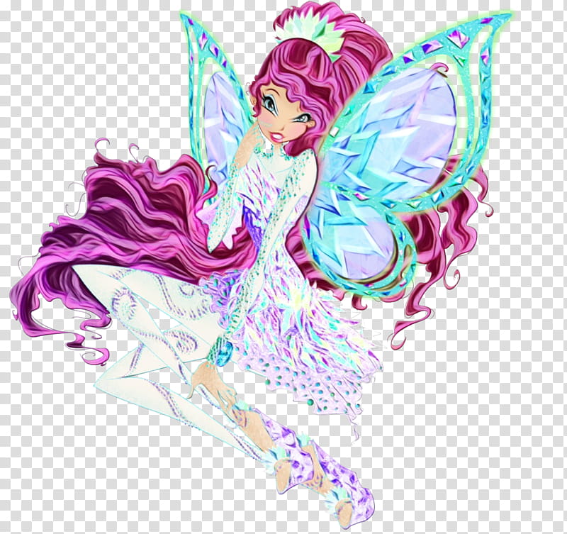 fictional character mythical creature wing angel, Watercolor, Paint, Wet Ink transparent background PNG clipart