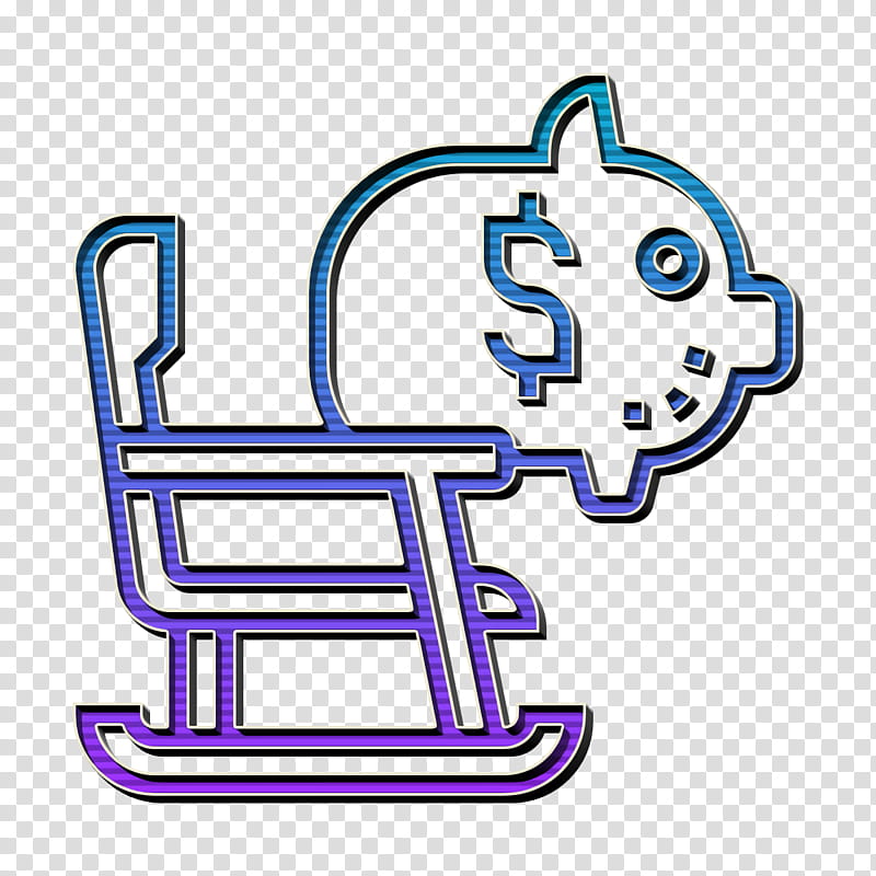 Pension icon Saving and Investment icon Business and finance icon, Line, Line Art, Coloring Book transparent background PNG clipart