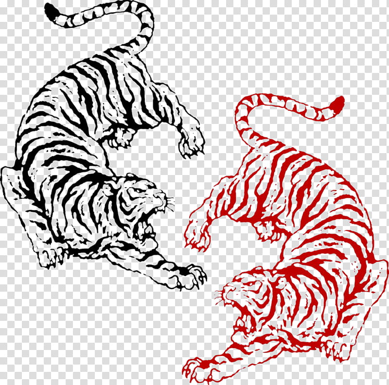 2022 Year Of The Tiger Black Creative Animal Tiger Drawing Animal Drawing  Tiger Sketch PNG Transparent Clipart Image and PSD File for Free Download