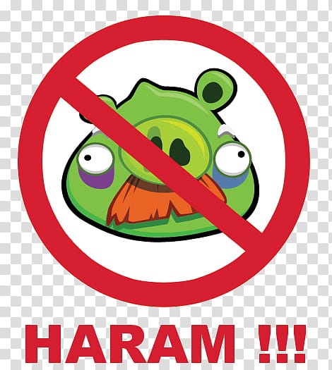 Mr Pig your banned, Haram!!! graphic transparent background PNG clipart