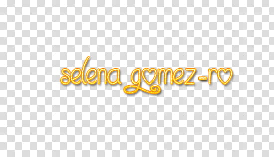 Text Selena Gomez RO transparent background PNG clipart