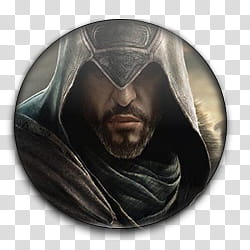 Assassins Creed Revelations icon, Assassin's Creed character illustration transparent background PNG clipart