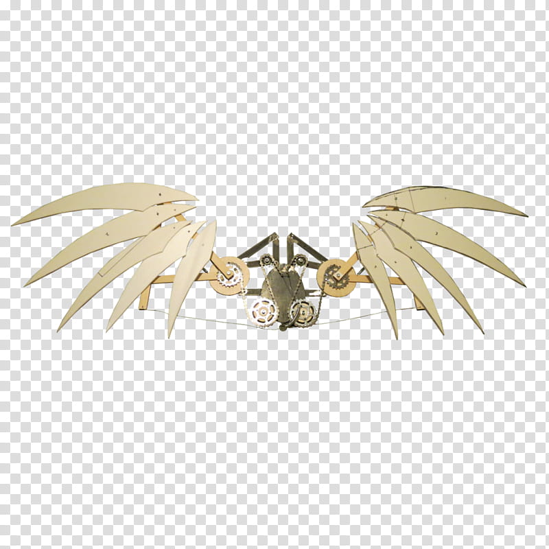 Mechanical Wings render transparent background PNG clipart