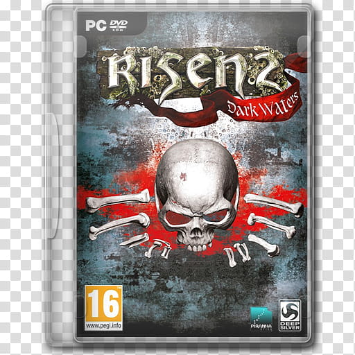 Game Icons , Risen--Dark-Waters, PC DVD Risen  case transparent background PNG clipart