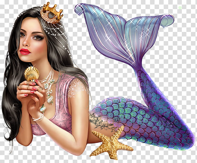Little Mermaid, Drawing, Fairy, Comics, Painting, Siren, 2018, Fairy Tale transparent background PNG clipart