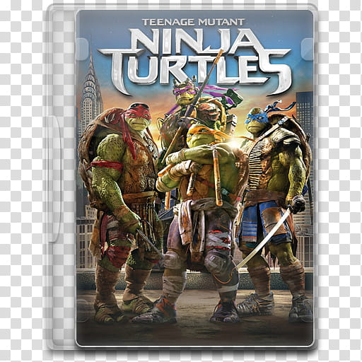 Movie Icon Mega , Teenage Mutant Ninja Turtles, Teenage Mutant Ninja Turtles DVD case transparent background PNG clipart