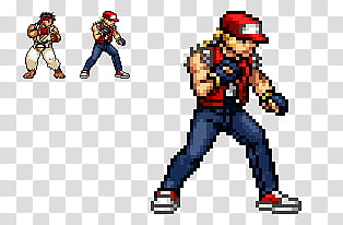 Fatal Fury Terry Bogard Sprite transparent background PNG clipart