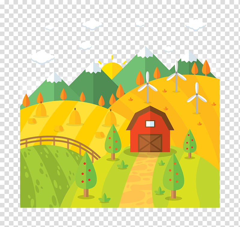 Green Grass, Architecture, Map, Ranch, Cartoon, Geometry, Autumn, Yellow transparent background PNG clipart