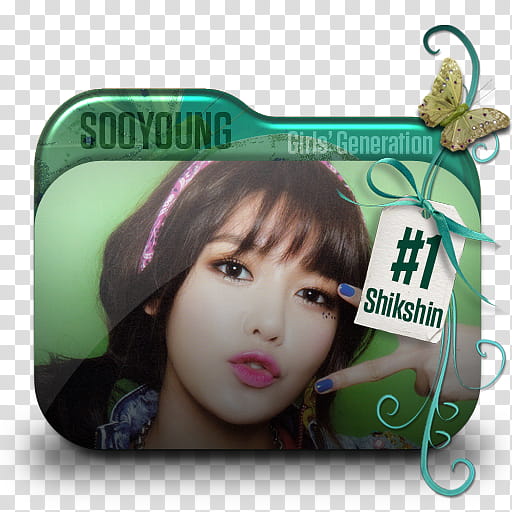 Sooyoung Folder Icon , , woman's face folder transparent background PNG clipart