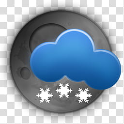 Weezle Weather Icons, weezle night and snow transparent background PNG clipart