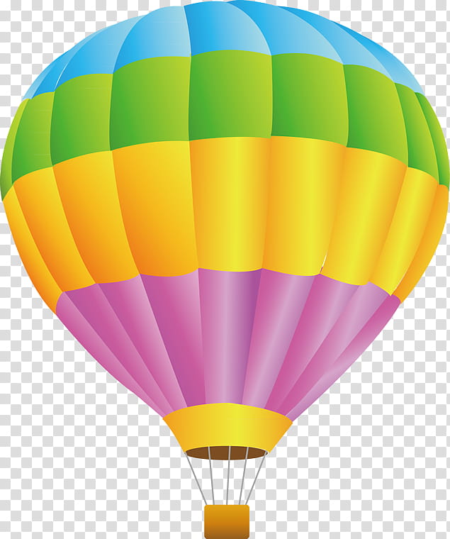 Hot Air Balloon, Airship, Ballonnet, Gift, Color, Painting, Hot Air Ballooning, Yellow transparent background PNG clipart