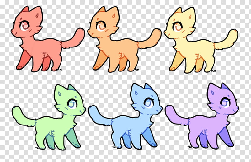 Cat Adopts Editable, assorted-color cats transparent background PNG clipart
