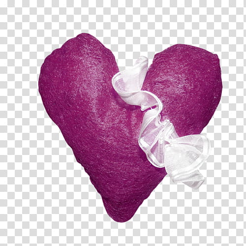 purple heart stone with white lace transparent background PNG clipart