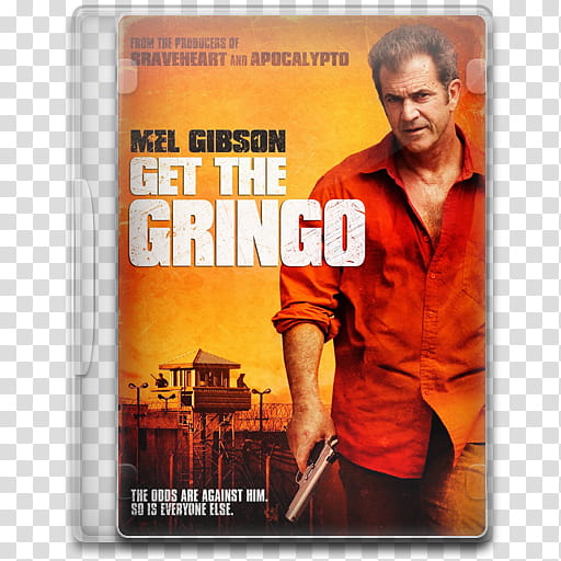 Movie Icon , Get the Gringo, Get the Gringo DVD case transparent background PNG clipart