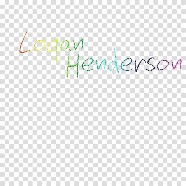 Logan Henderson texto transparent background PNG clipart