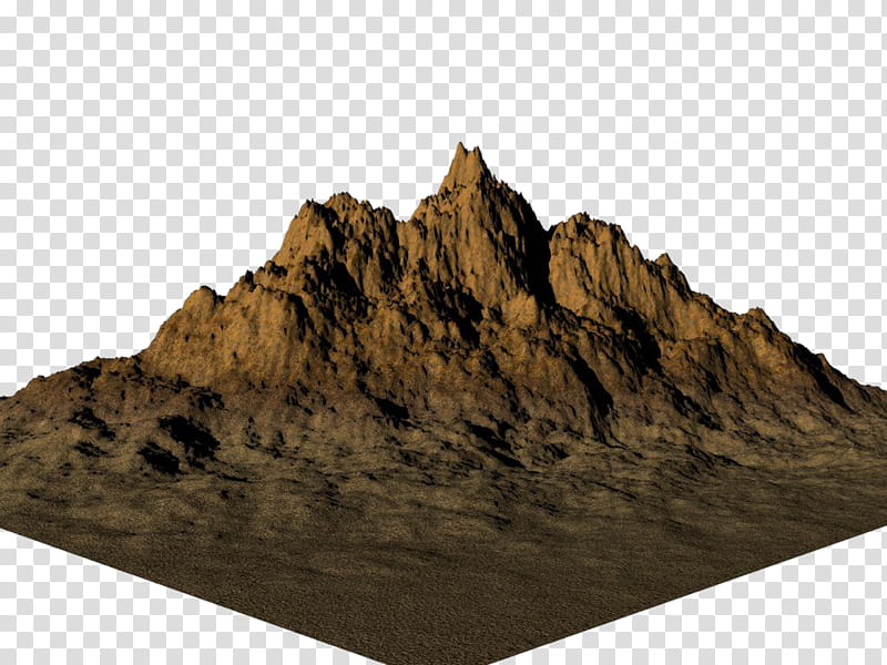 Bryce Mountain, brown mountain a transparent background PNG clipart