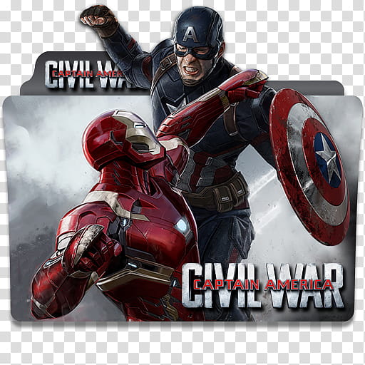 Captain America Civil War  Folder Icon, Captain America - transparent background PNG clipart