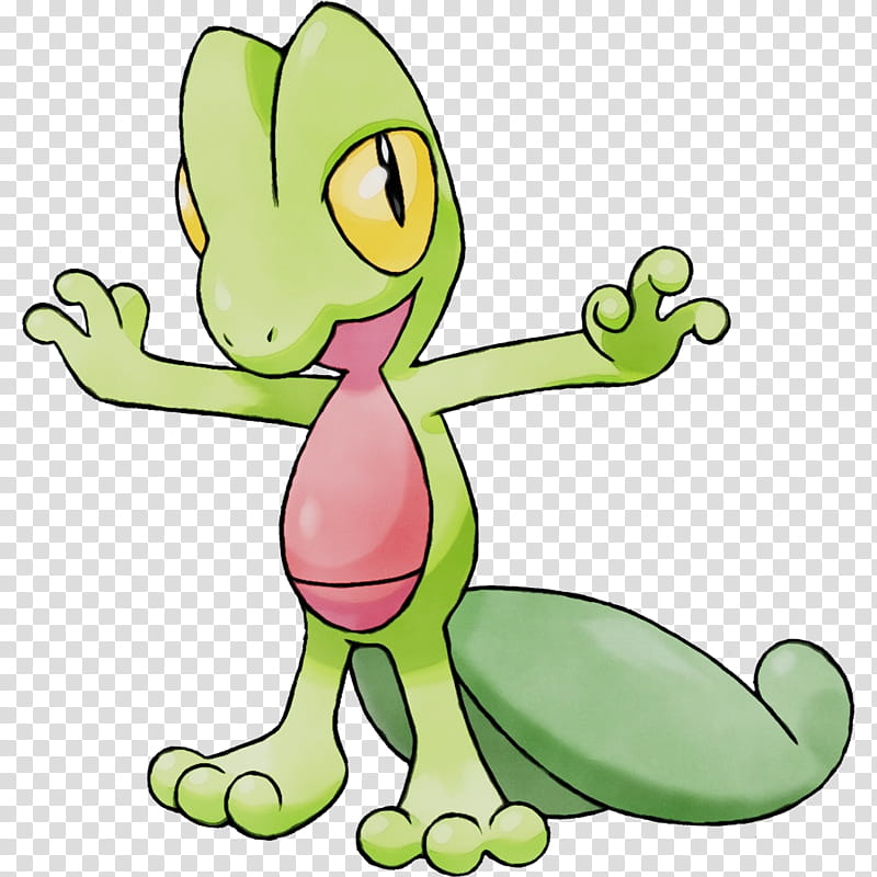 Watercolor Plant, Paint, Wet Ink, Treecko, Video Games, Bulbapedia, Serebii, Grovyle transparent background PNG clipart