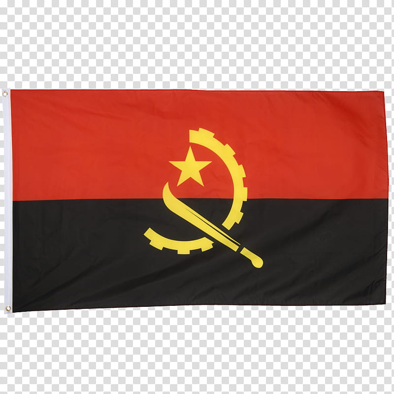 Flag, Angola, Flag Of Angola, National Flag, Flag Of China, Flags Of The World, Flag Of The United States, Yellow transparent background PNG clipart