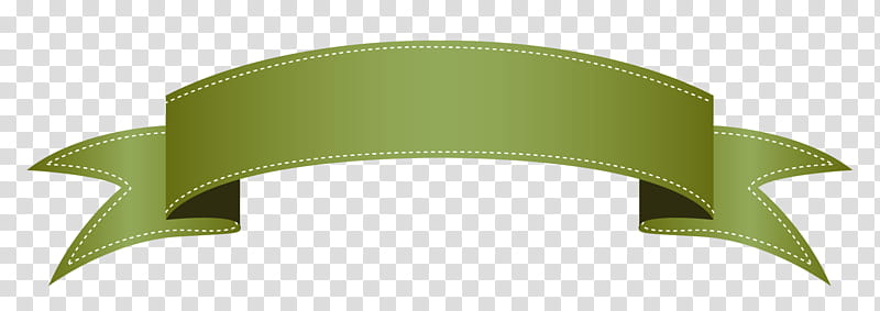 green ribbon label transparent background PNG clipart