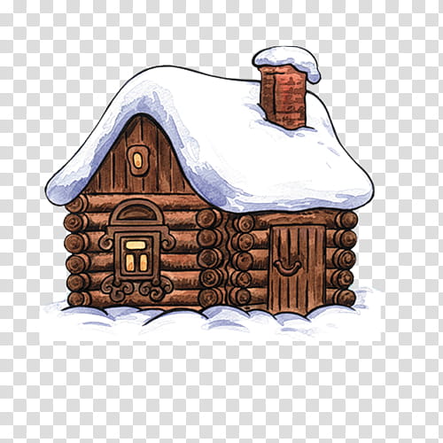 Winter House Drawing, Christmas, Cottage, Winter
, Log Cabin, Snow, Home, Hut transparent background PNG clipart