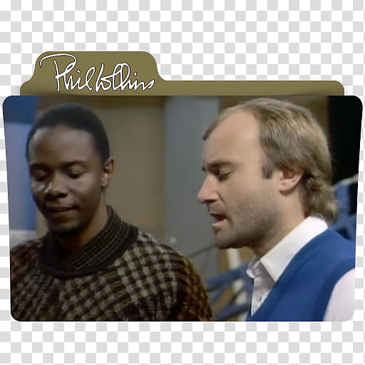 Phil Collins Folder Icons , FolderTemplate () copy transparent background PNG clipart