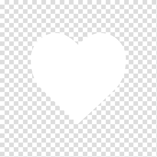 Black n White, white heart illustration transparent background PNG clipart