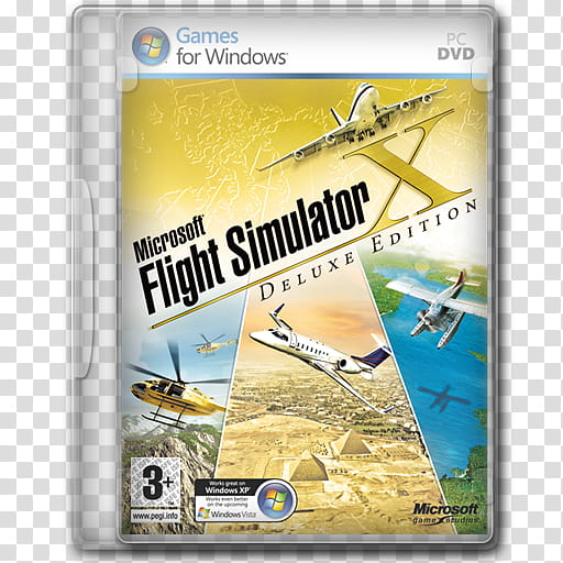 Game Icons , Microsoft Flight Simulator X Deluxe Edition transparent background PNG clipart