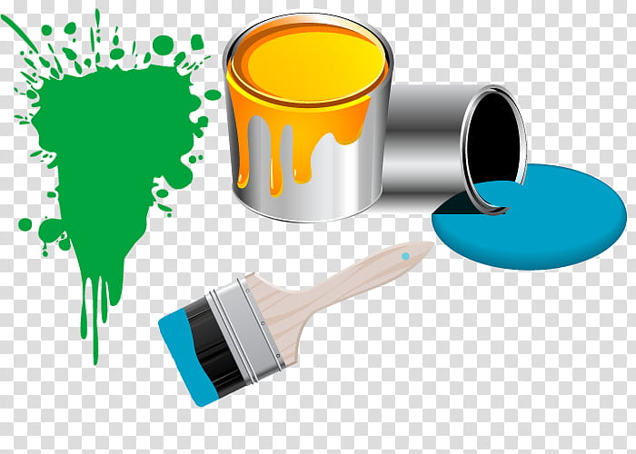 two grey paint cans transparent background PNG clipart