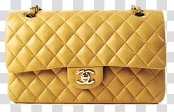 Fashion, quilted brown Chanel bag transparent background PNG clipart